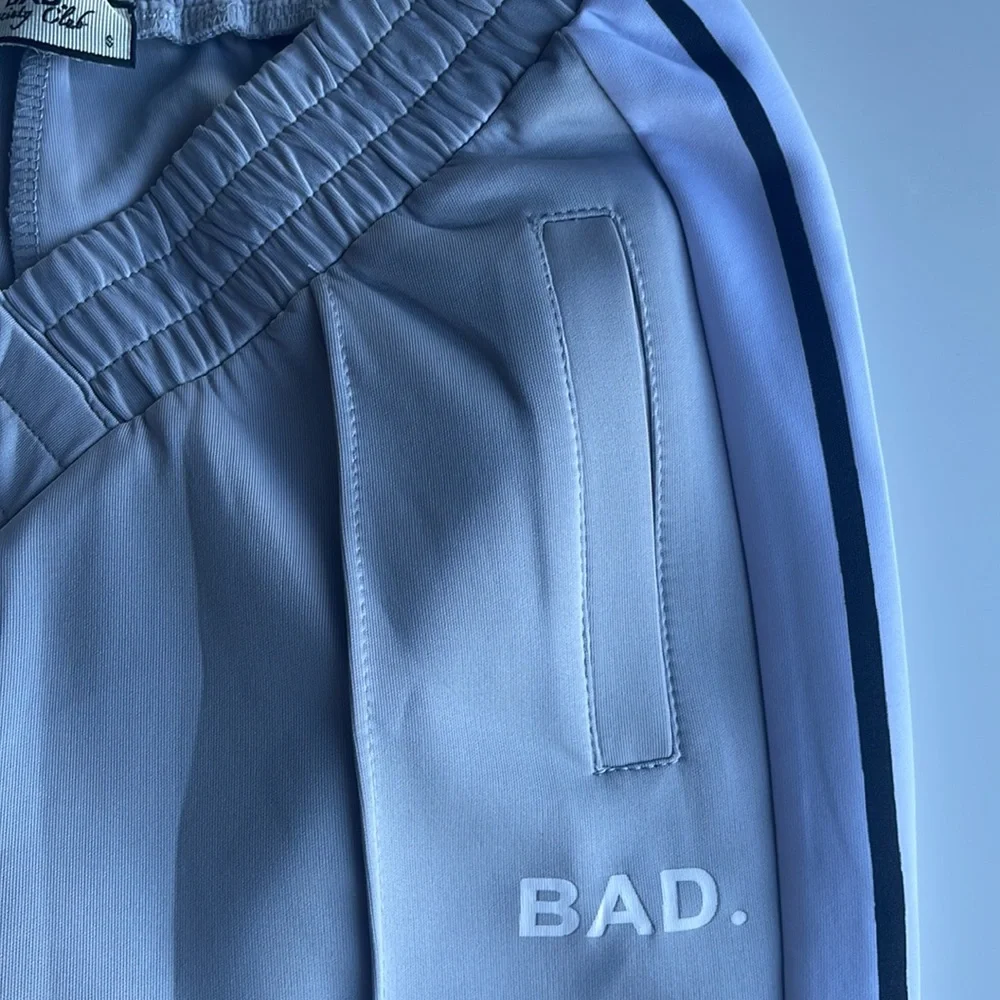 New Bad Society Club Grey Pleated Joggers - Picture 4 of 7